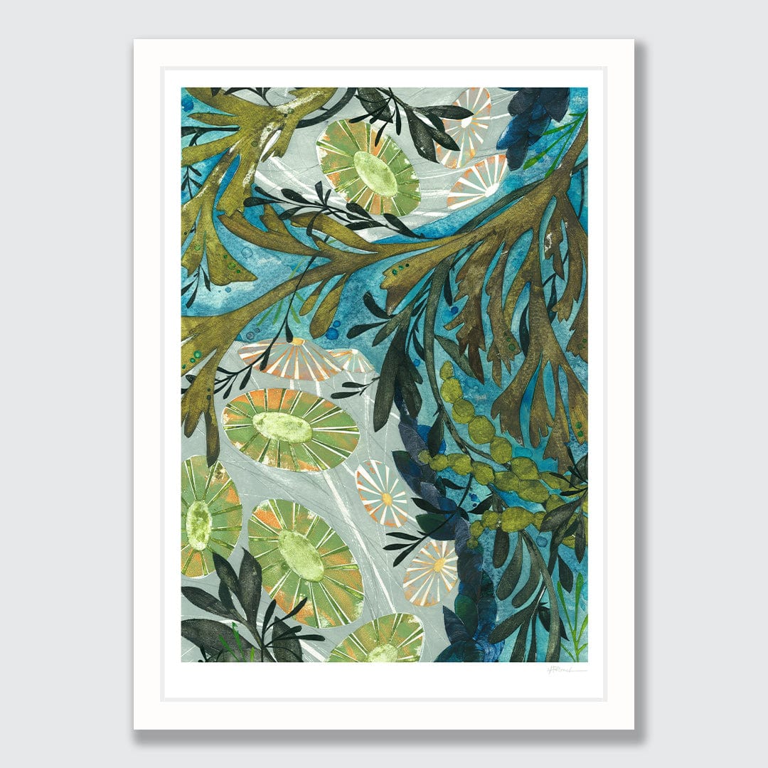 Rockpool Art Print by Holly Roach