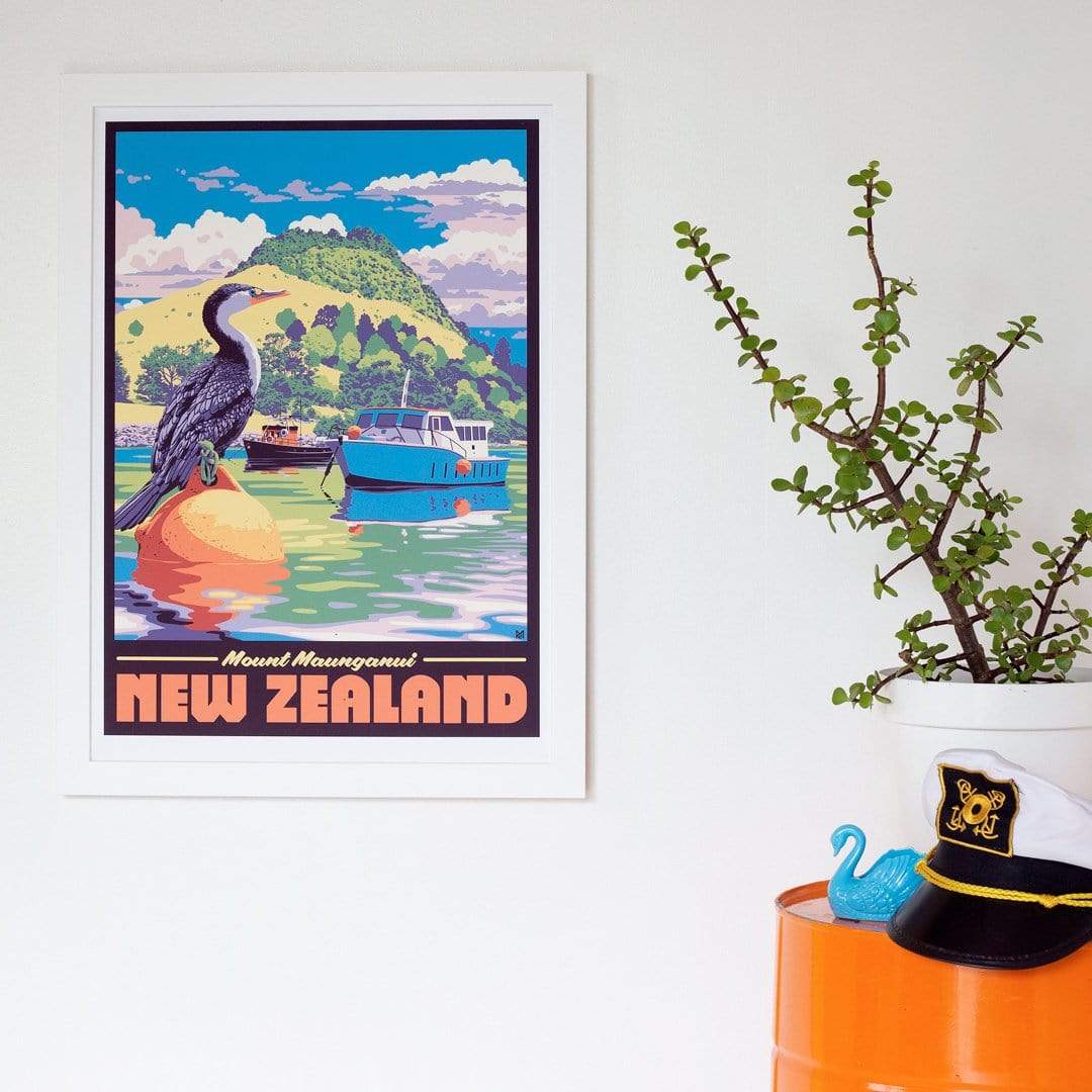 Mount Maunganui Art Print by Ross Murray