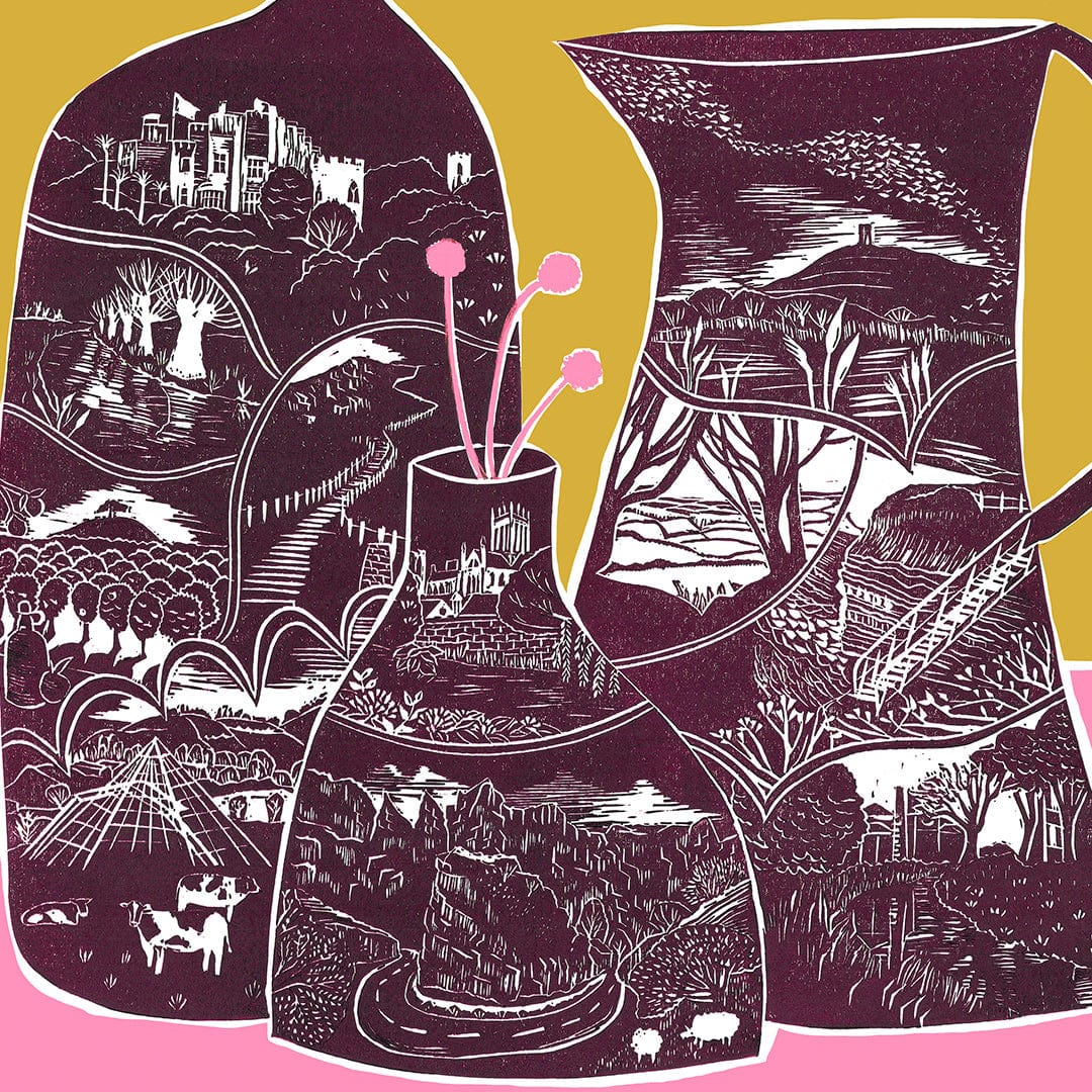 Sommerset Vessels Art Print by Harriet Popham