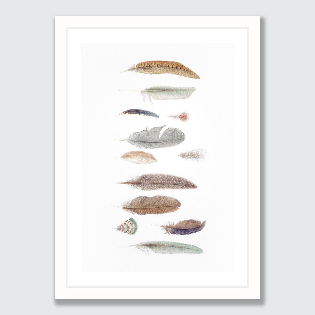 Study of Feathers - Fly High Limited Edition Art Print by Nanda Rammers