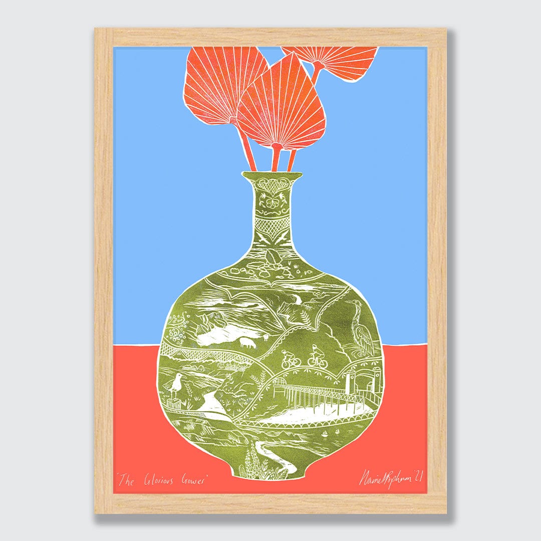 The Glorious Gower Art Print by Harriet Popham
