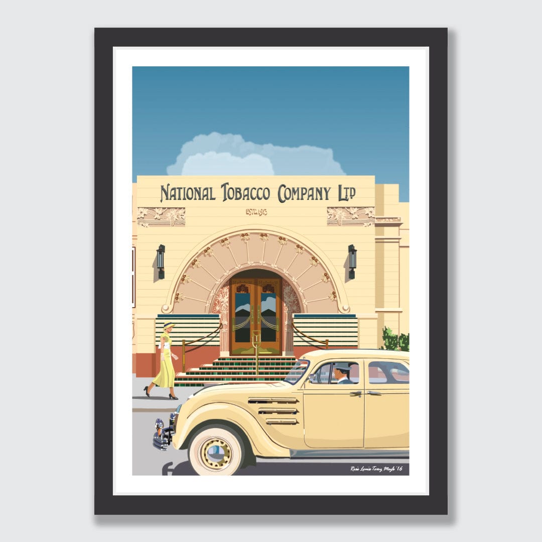 Napier Tobacco Company Art Print by Rosie Louise & Terry Moyle