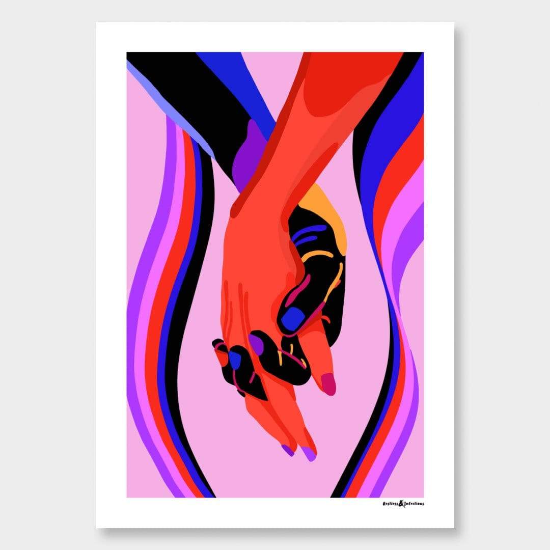 Together Art Print by Restless & Infectious