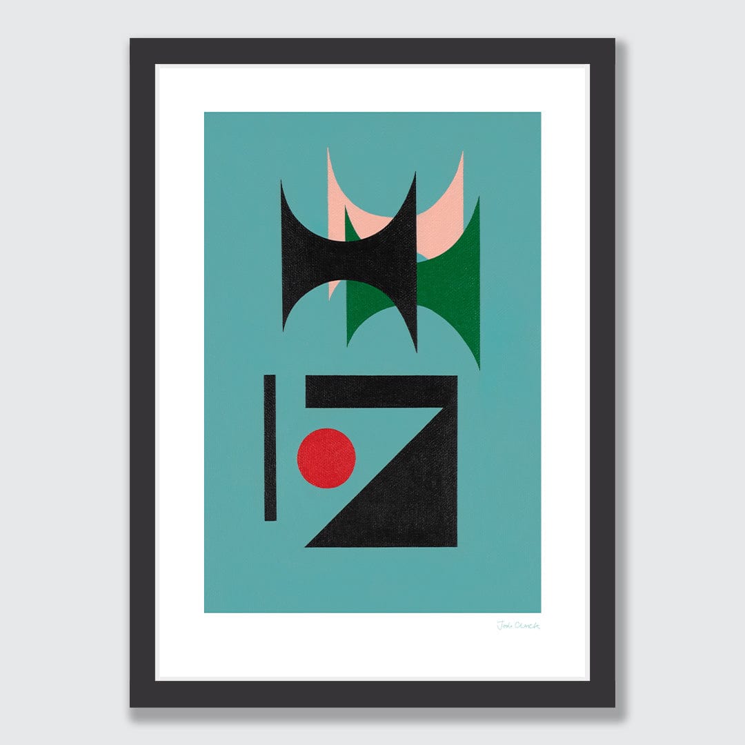 Untitled Teal Art Print by Jodi Clark