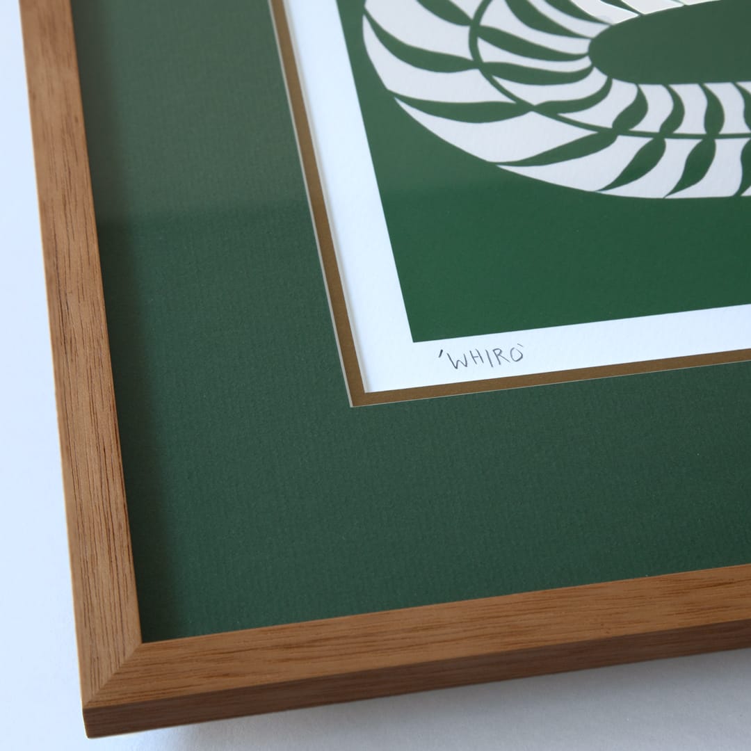 Bespoke Framed Whiro Limited Edition Art Print by Kapowai (Madison Redman)