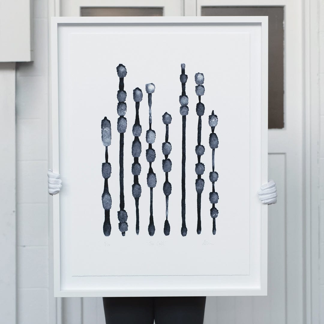 Bespoke Framed Limited Edition Tui Call Art Print by Sarah Parkinson