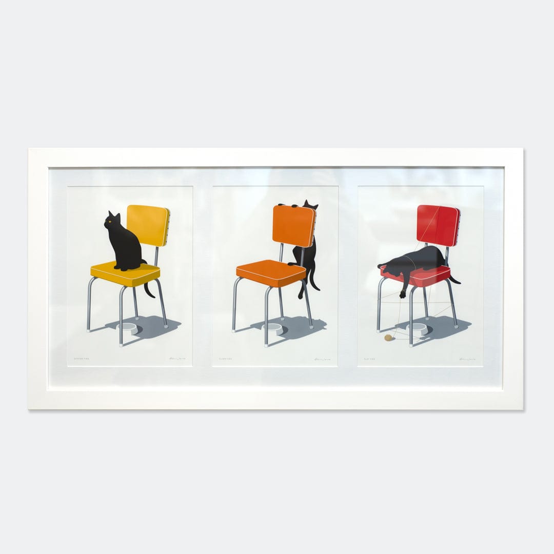 Bespoke Framed Triple Matted A4 Art Prints by Glenn Jones