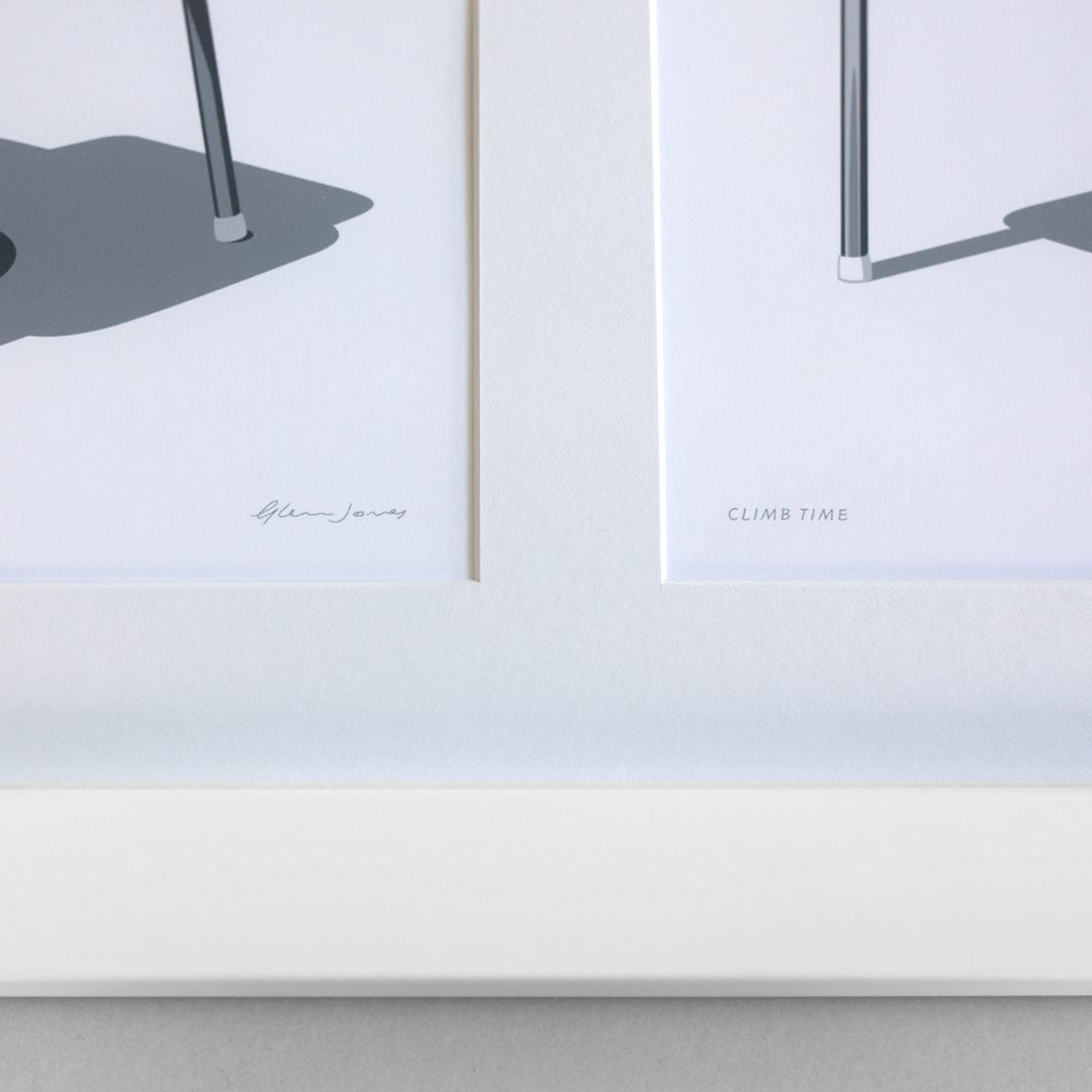 Bespoke Framed Triple Matted A4 Art Prints by Glenn Jones