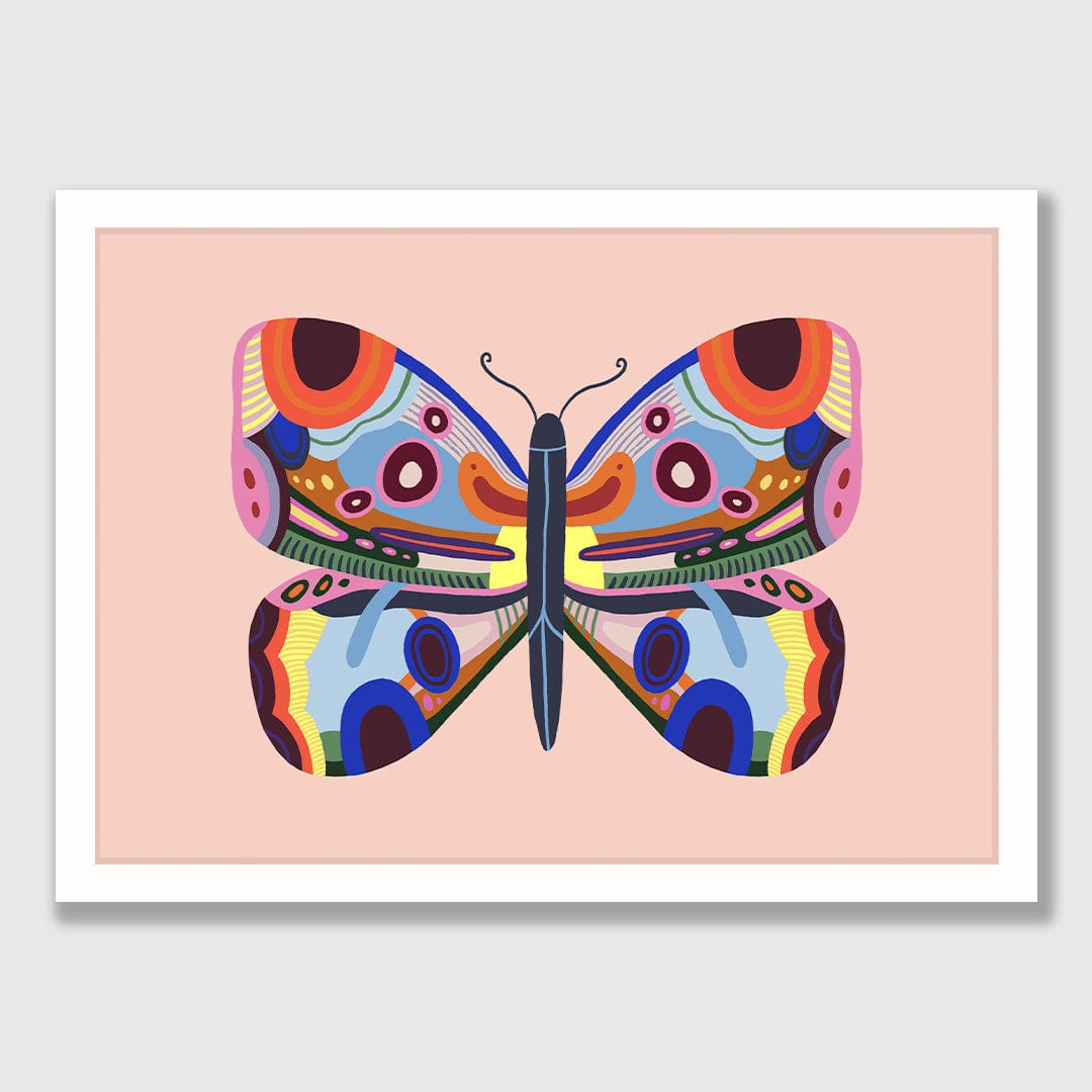 Kaleidoscope Butterfly 3 Art Print by Crissie Rodda