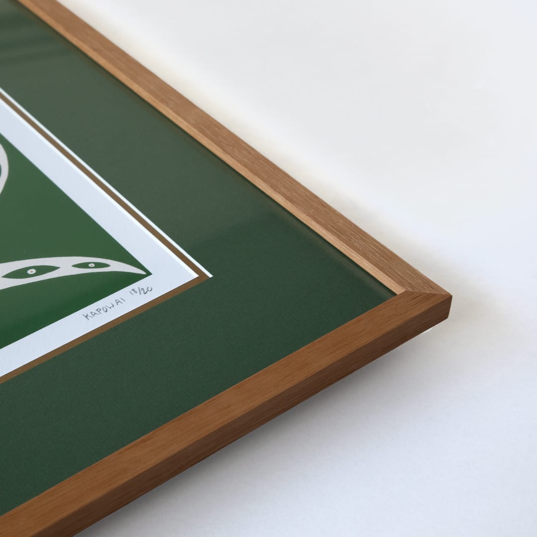 Bespoke Framed Whiro Limited Edition Art Print by Kapowai (Madison Redman)