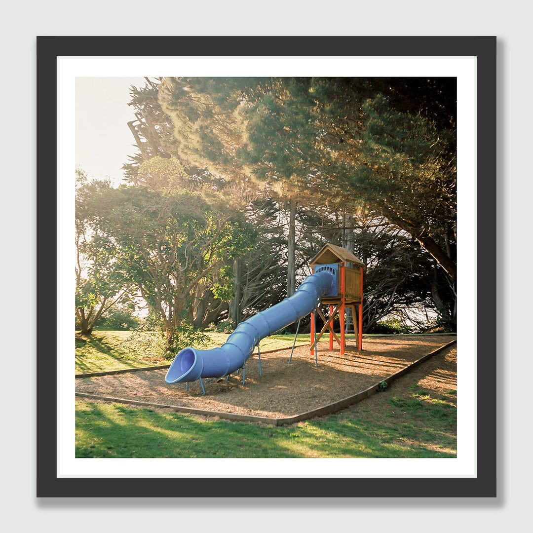 A Small Slide Art Print by Curtis Bunker