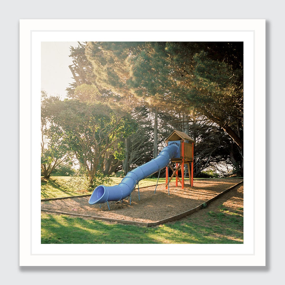 A Small Slide Art Print by Curtis Bunker