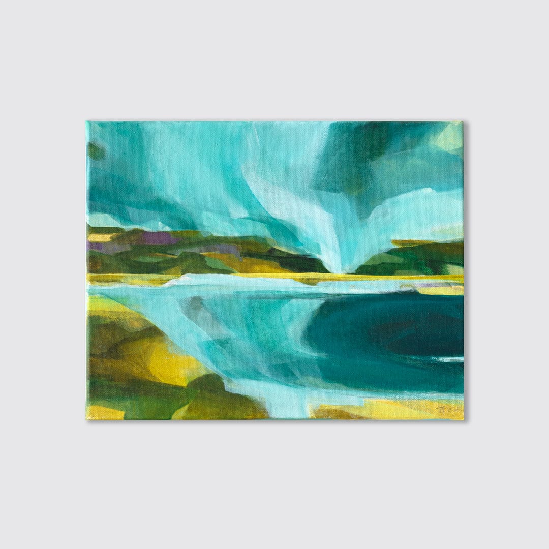 Across The Way Original Painting by Holly Roach