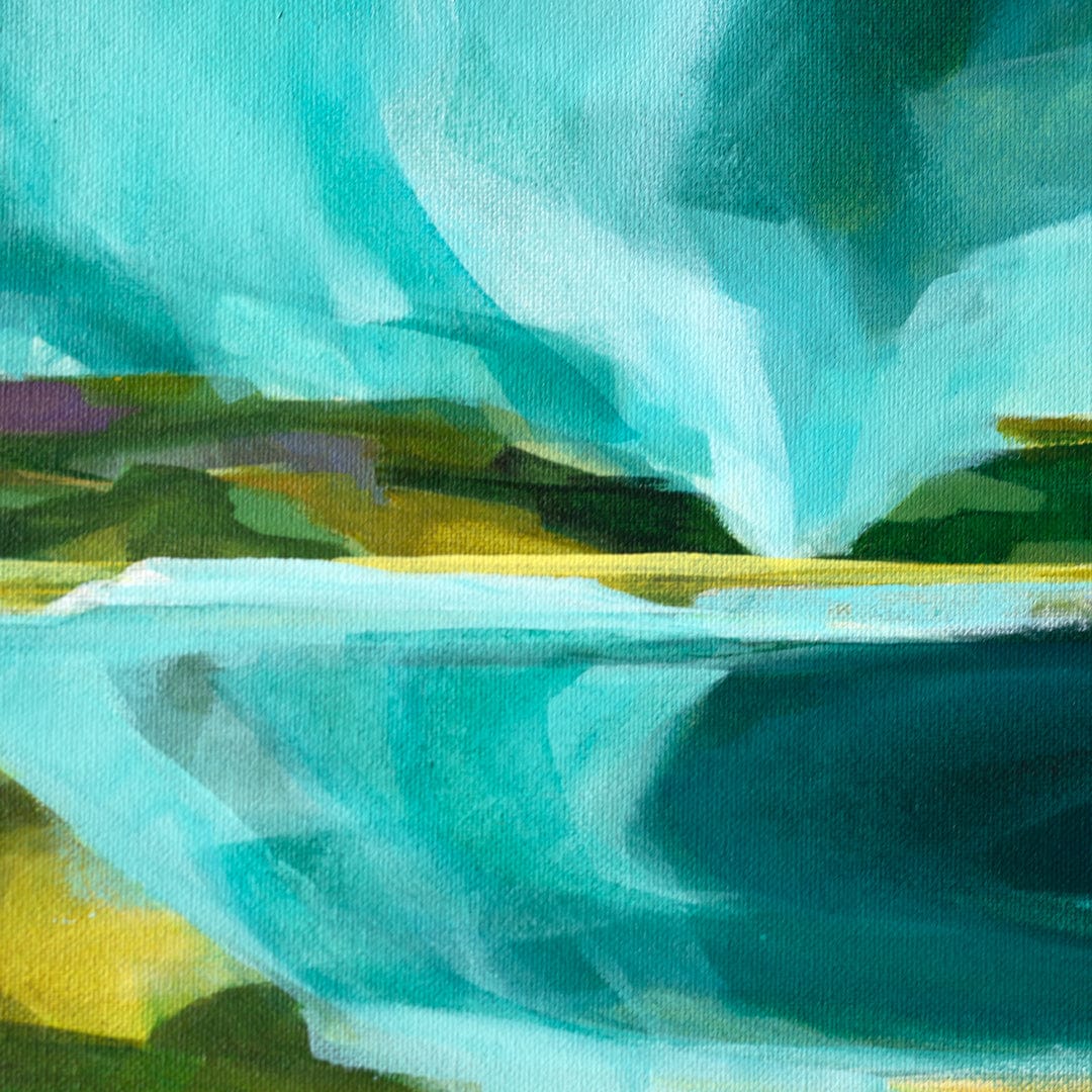 Across The Way Original Painting by Holly Roach