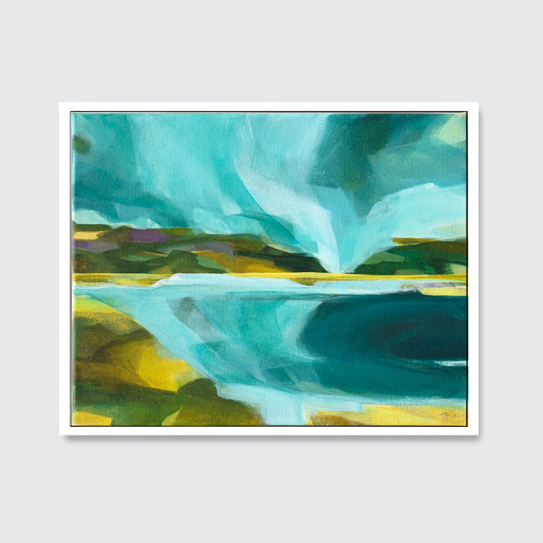 Across The Way Original Painting by Holly Roach