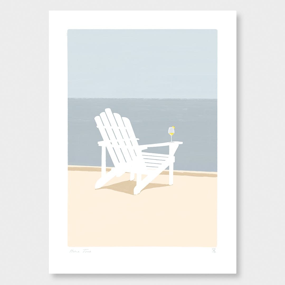 Adirondack Chair Art Print by Home Time