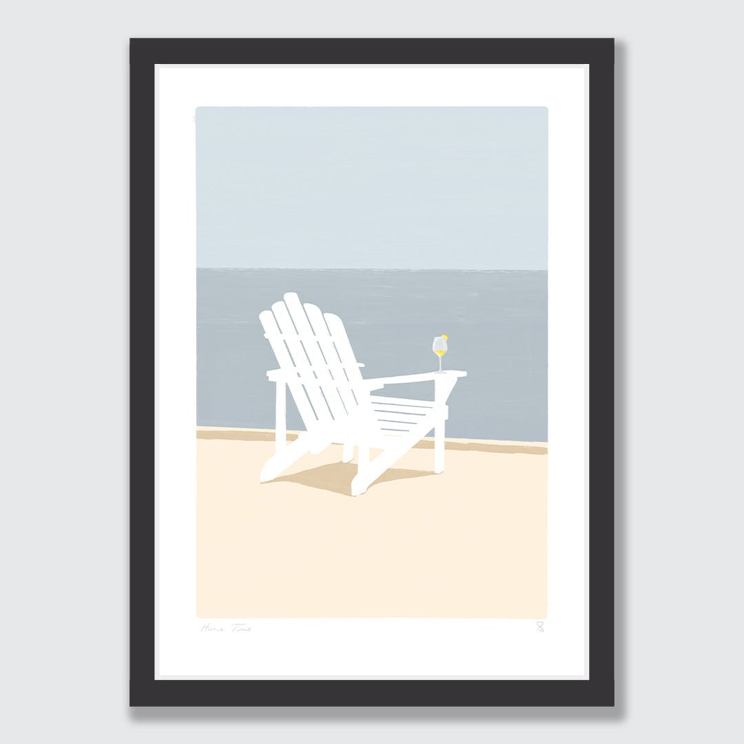 Adirondack Chair Art Print by Home Time