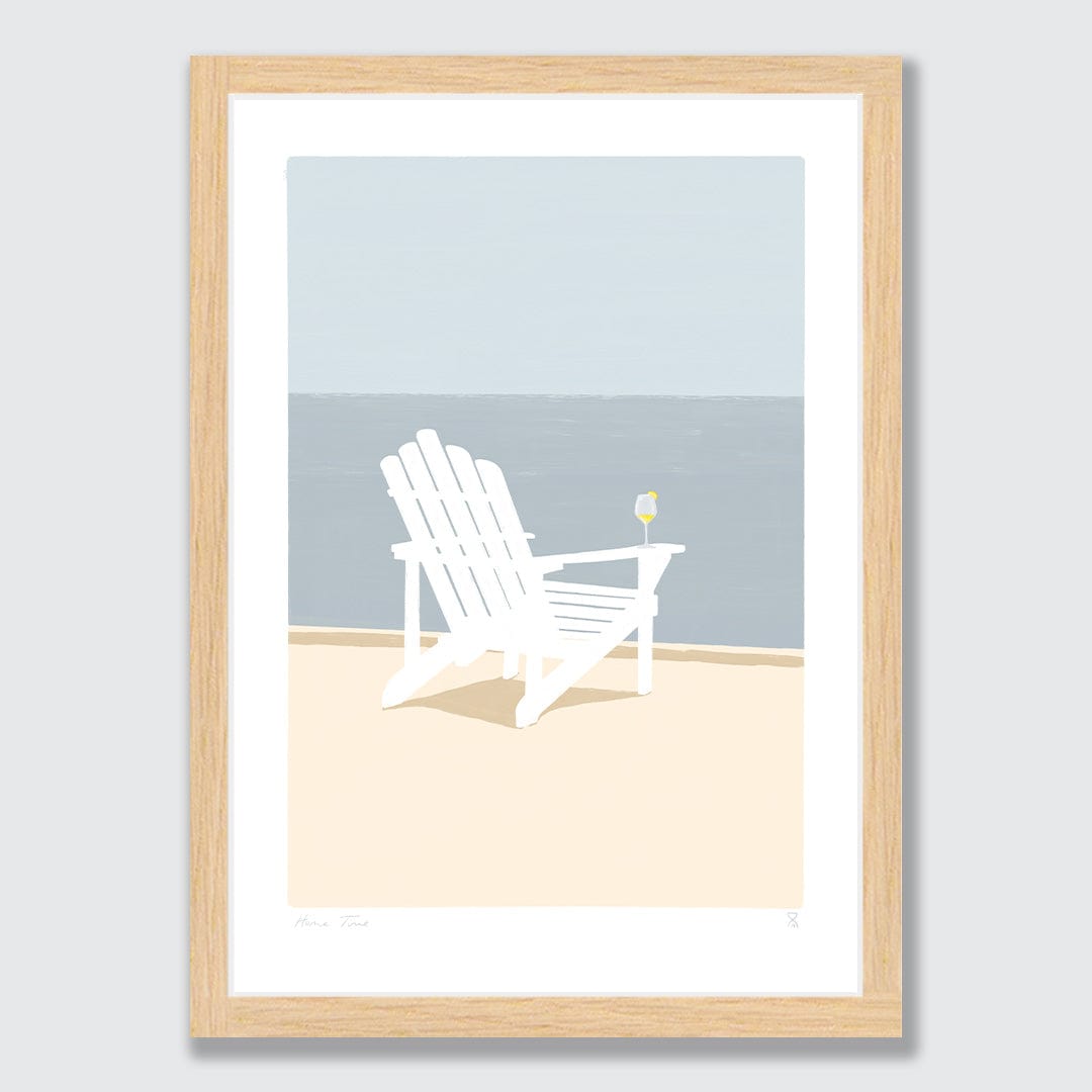 Adirondack Chair Art Print by Home Time