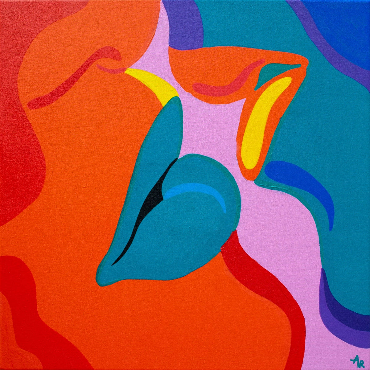 Affection Original Painting by Agate Rubene