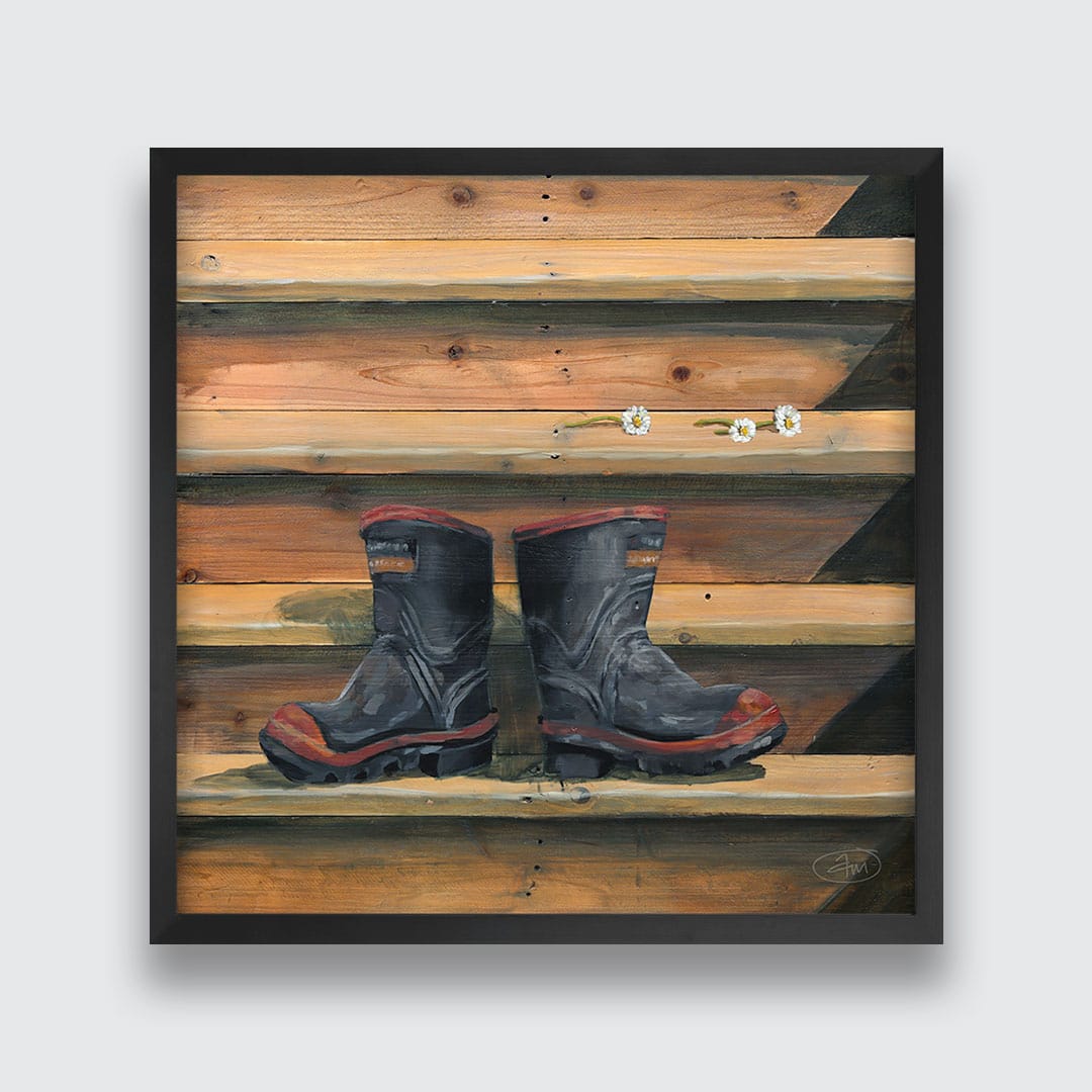 After the Mow Art Print by Abbey Merson