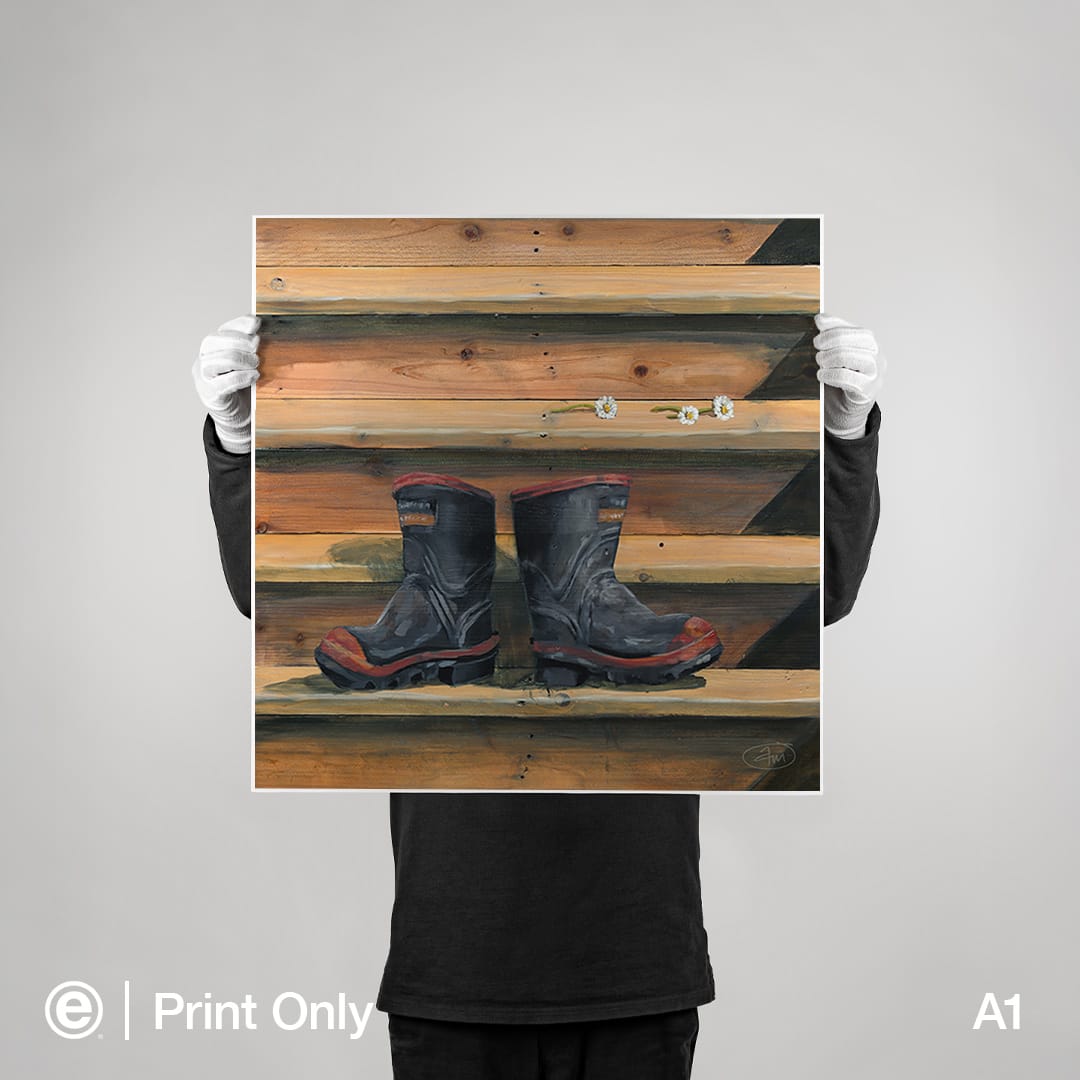After the Mow Art Print by Abbey Merson
