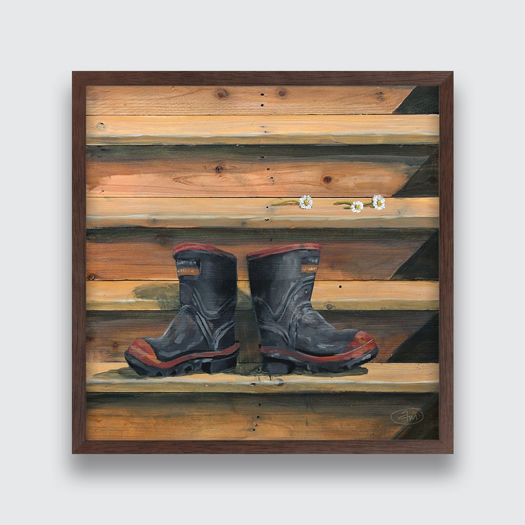 After the Mow Art Print by Abbey Merson