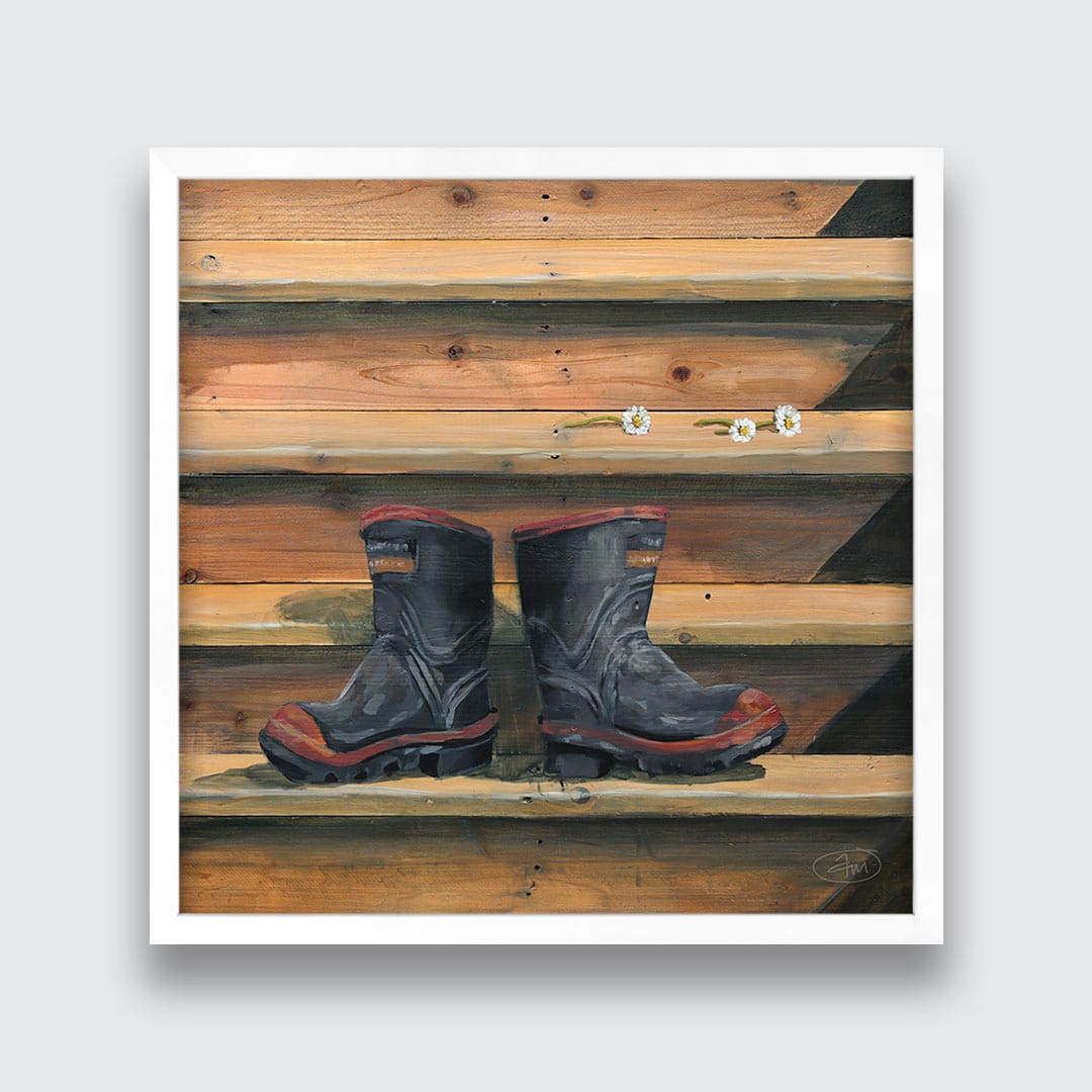 After the Mow Art Print by Abbey Merson