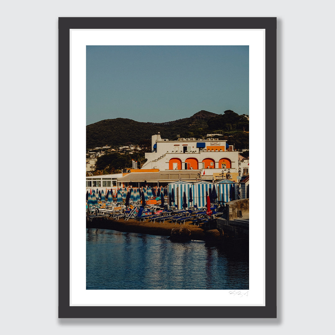 Afternoon in Lacco Ameno Art Print by Jessica Higueras