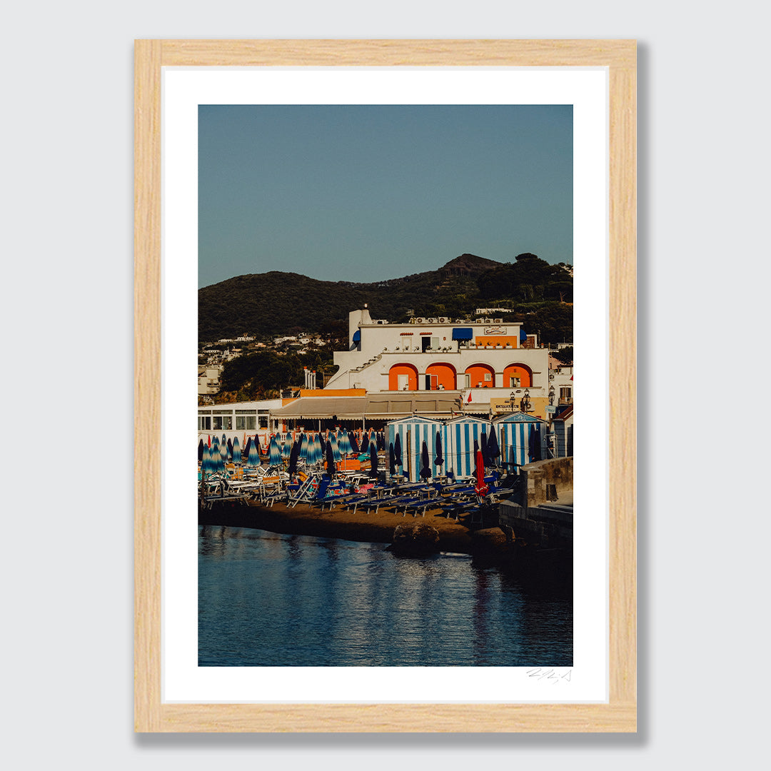 Afternoon in Lacco Ameno Art Print by Jessica Higueras
