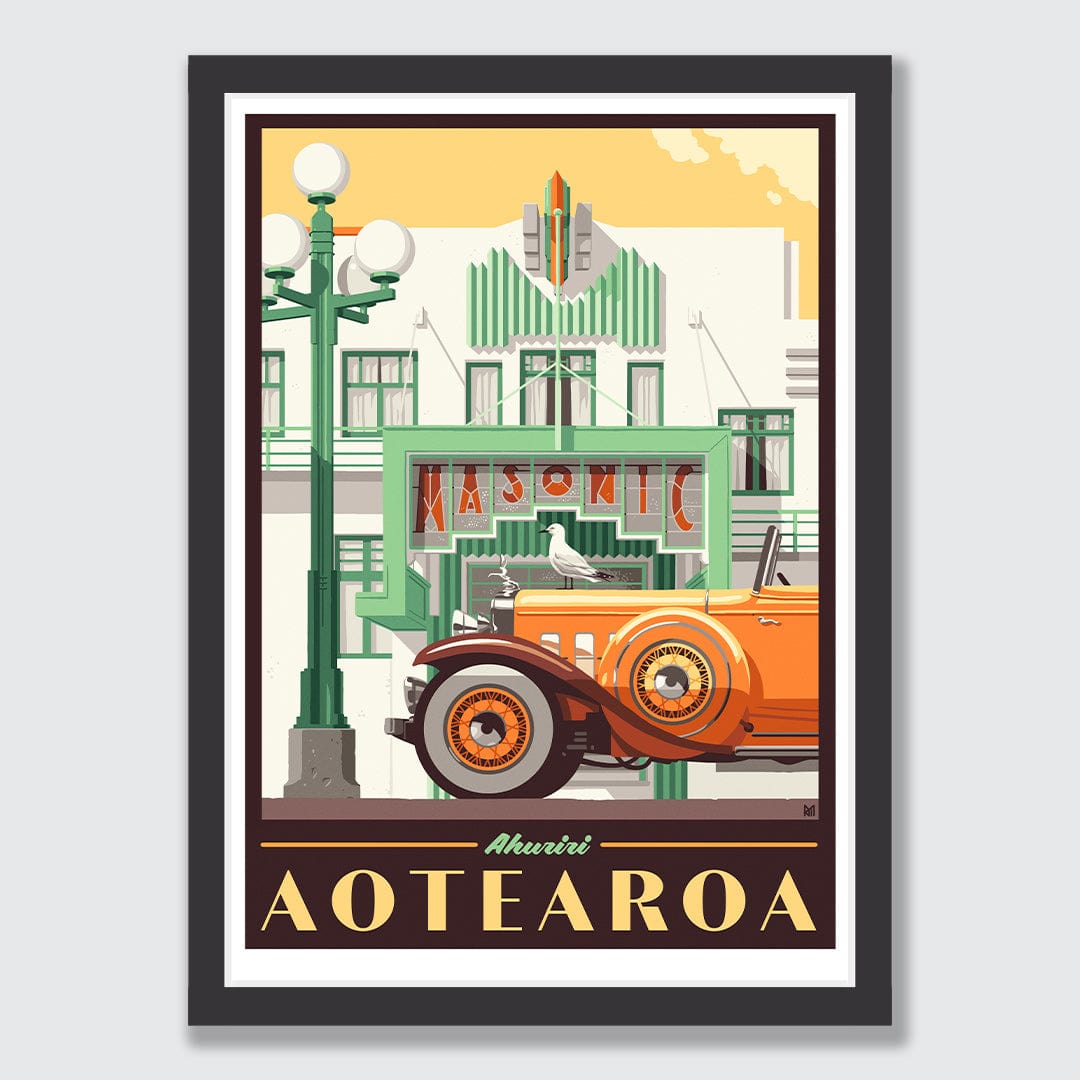 Ahuriri Art Print by Ross Murray