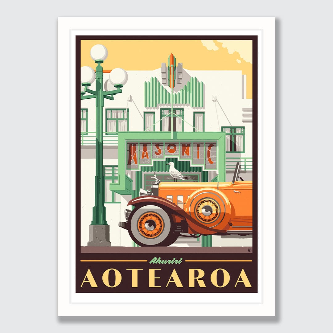 Ahuriri Art Print by Ross Murray