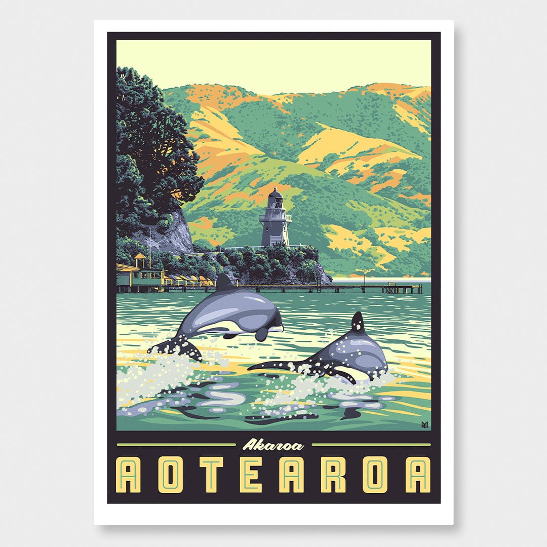 Akaroa Art Print by Ross Murray