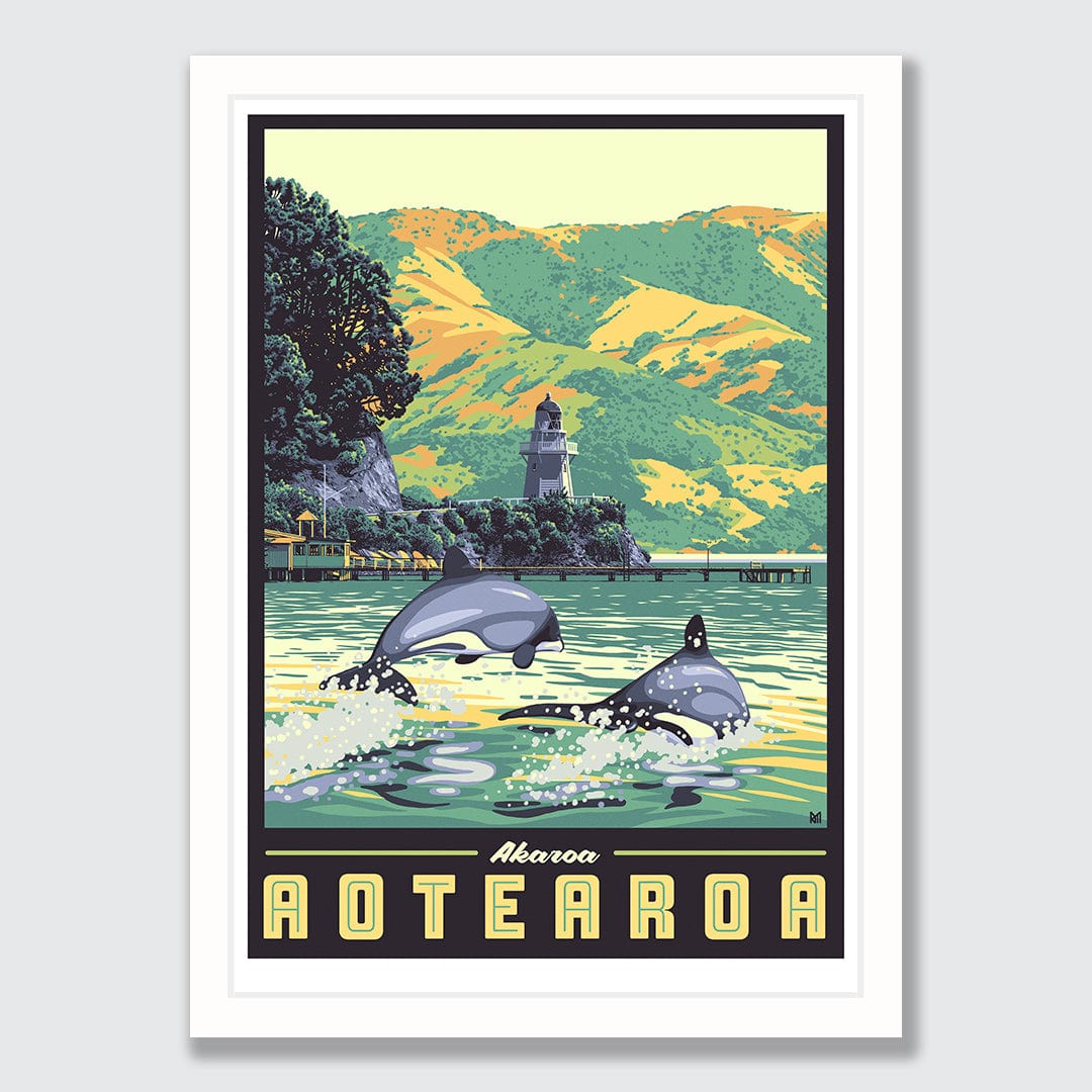 Akaroa Art Print by Ross Murray