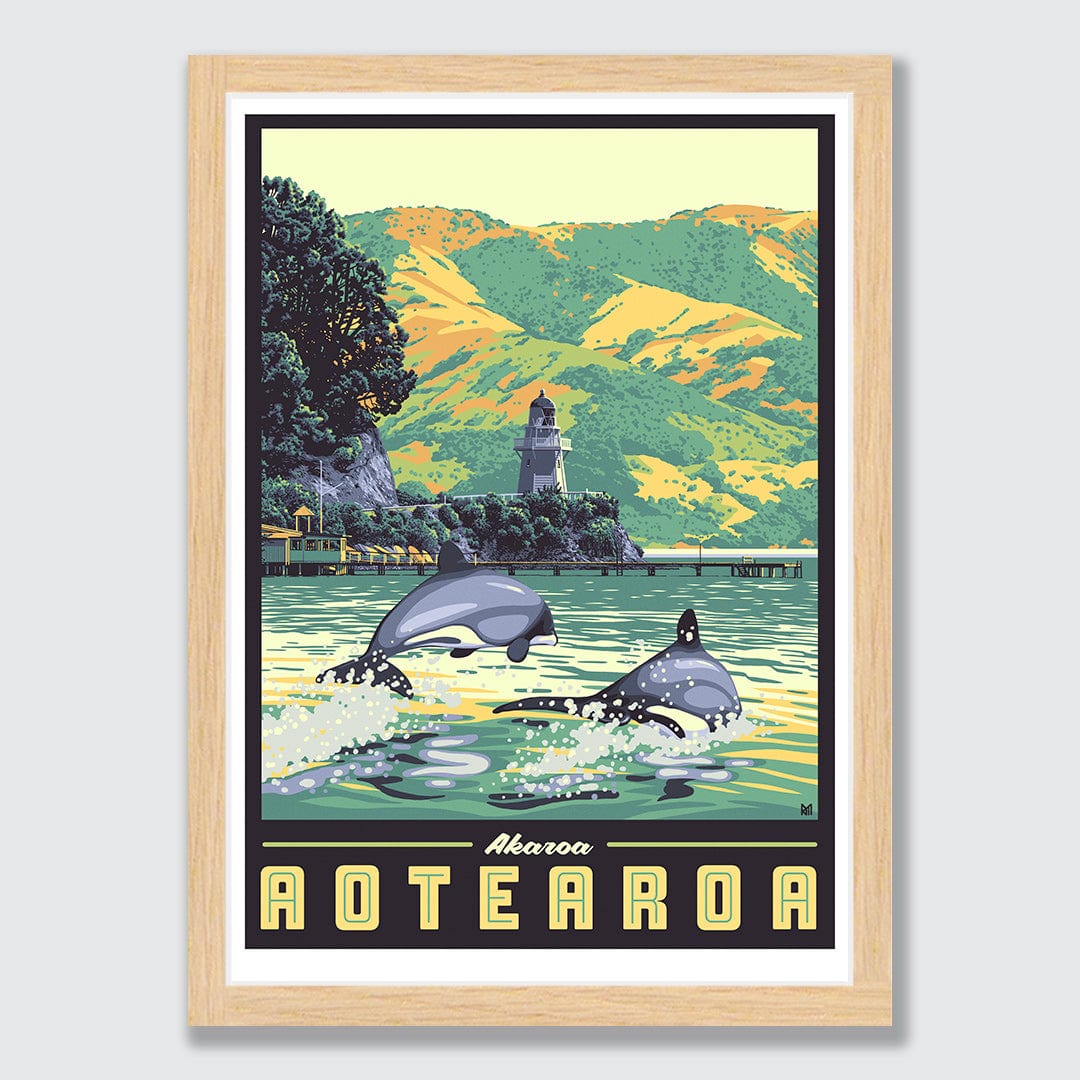 Akaroa Art Print by Ross Murray