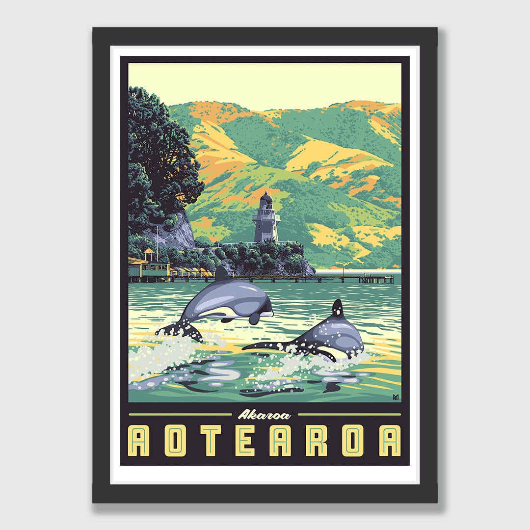 Akaroa Art Print by Ross Murray