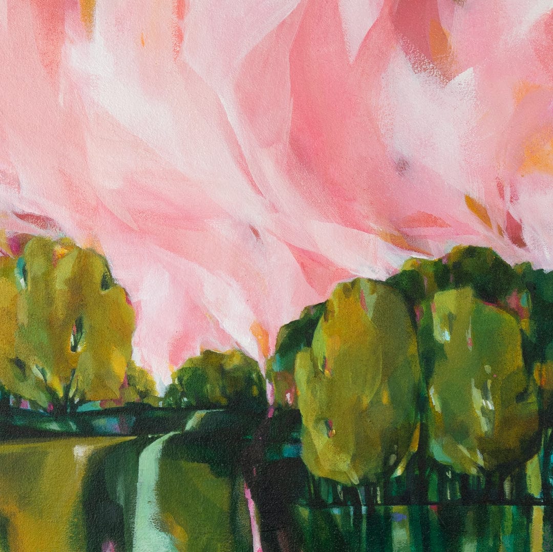 An April Sky Original Painting by Holly Roach