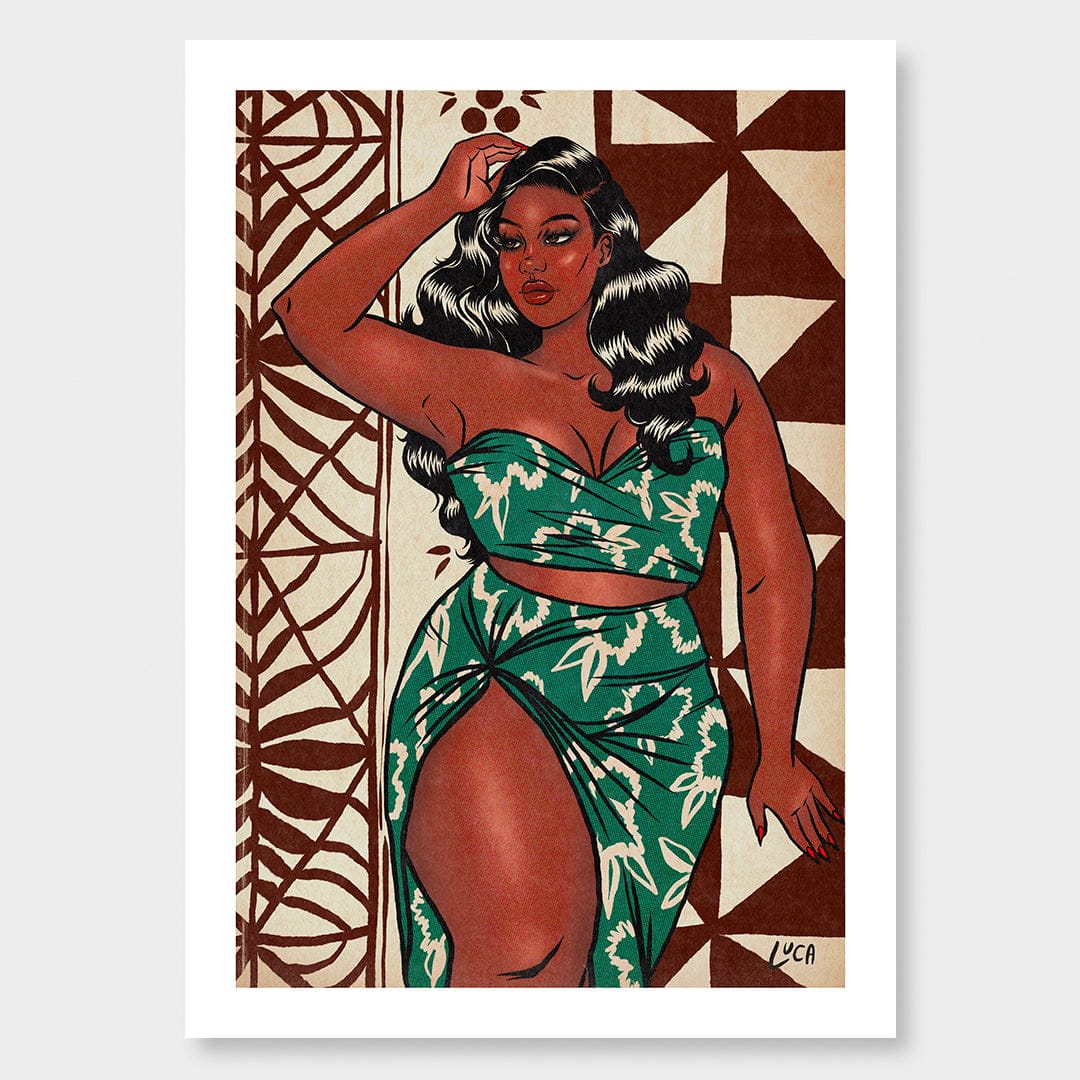 Ana Art Print by Luca Tu'avao Walton