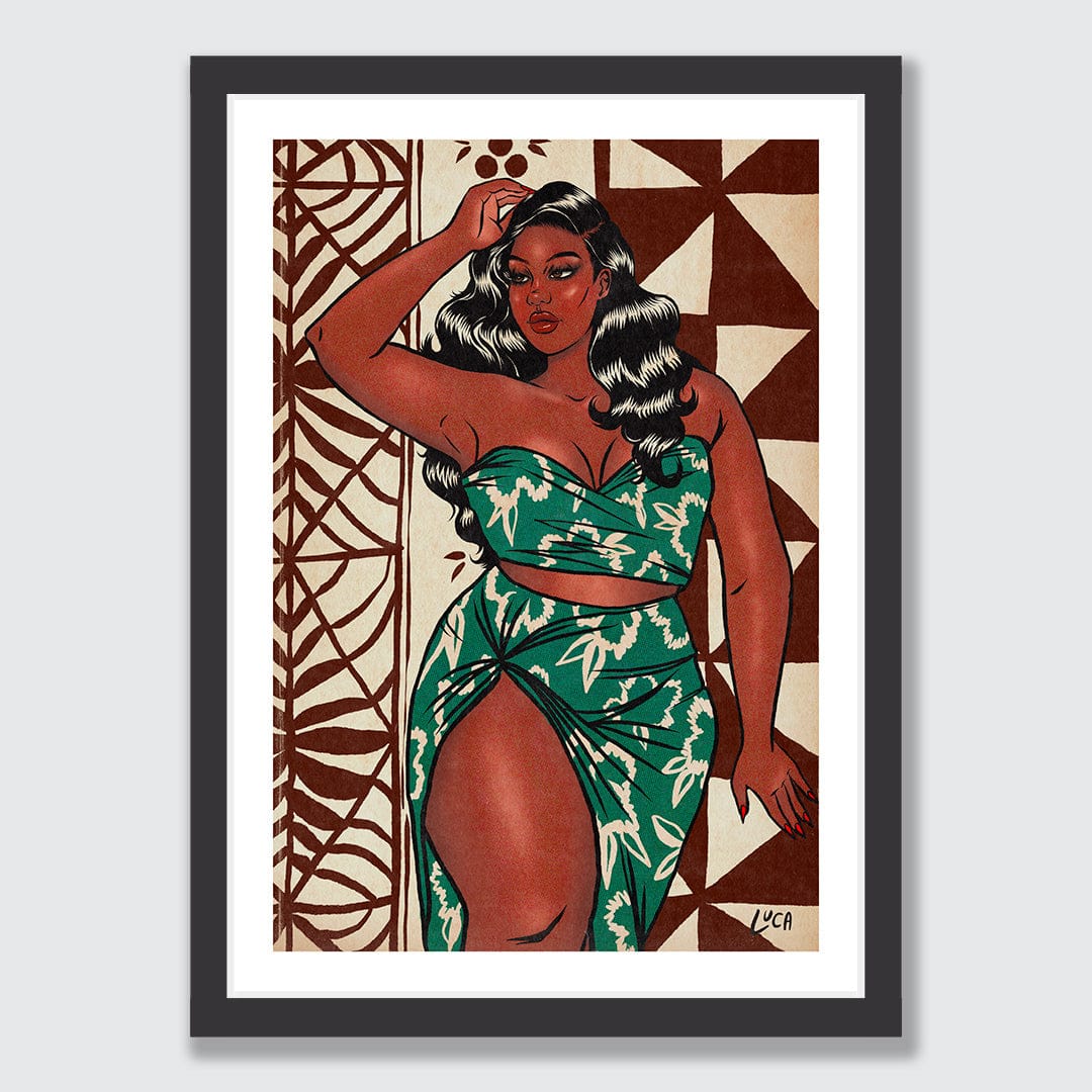 Ana Art Print by Luca Tu'avao Walton