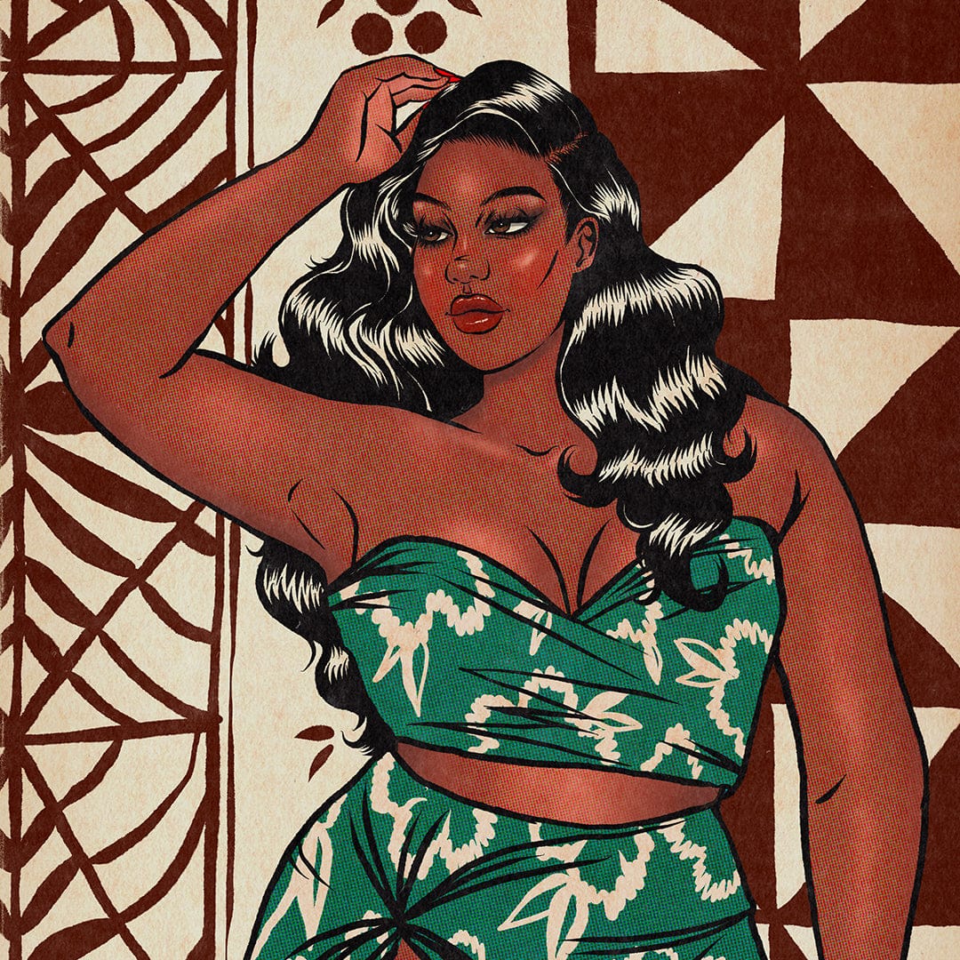 Ana Art Print by Luca Tu'avao Walton