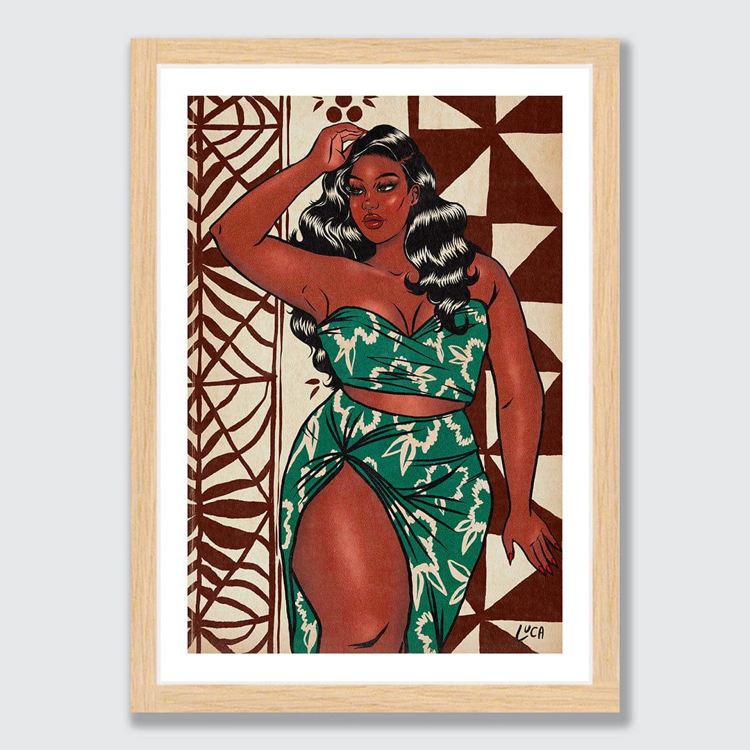 Ana Art Print by Luca Tu'avao Walton