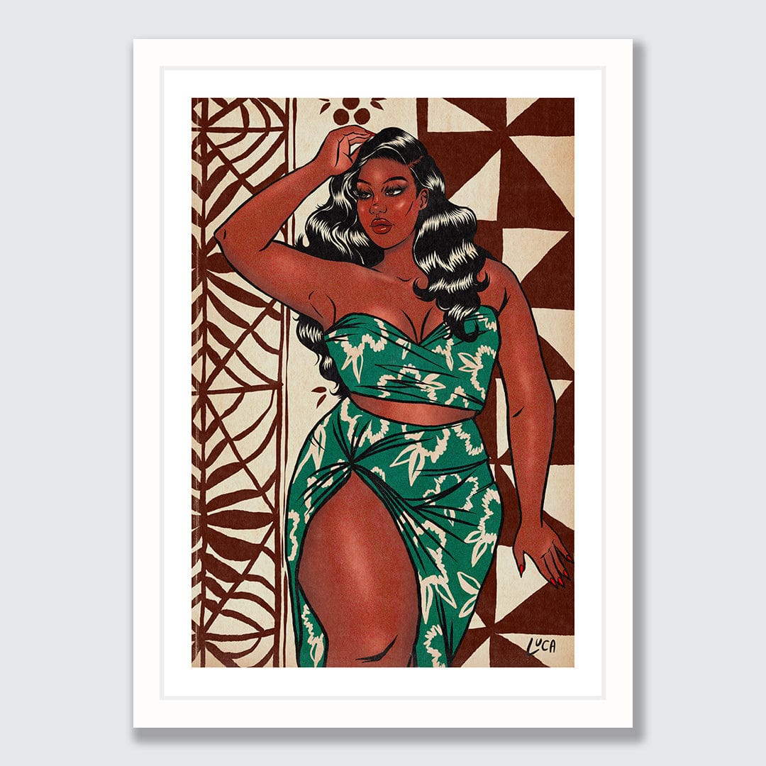 Ana Art Print by Luca Tu'avao Walton