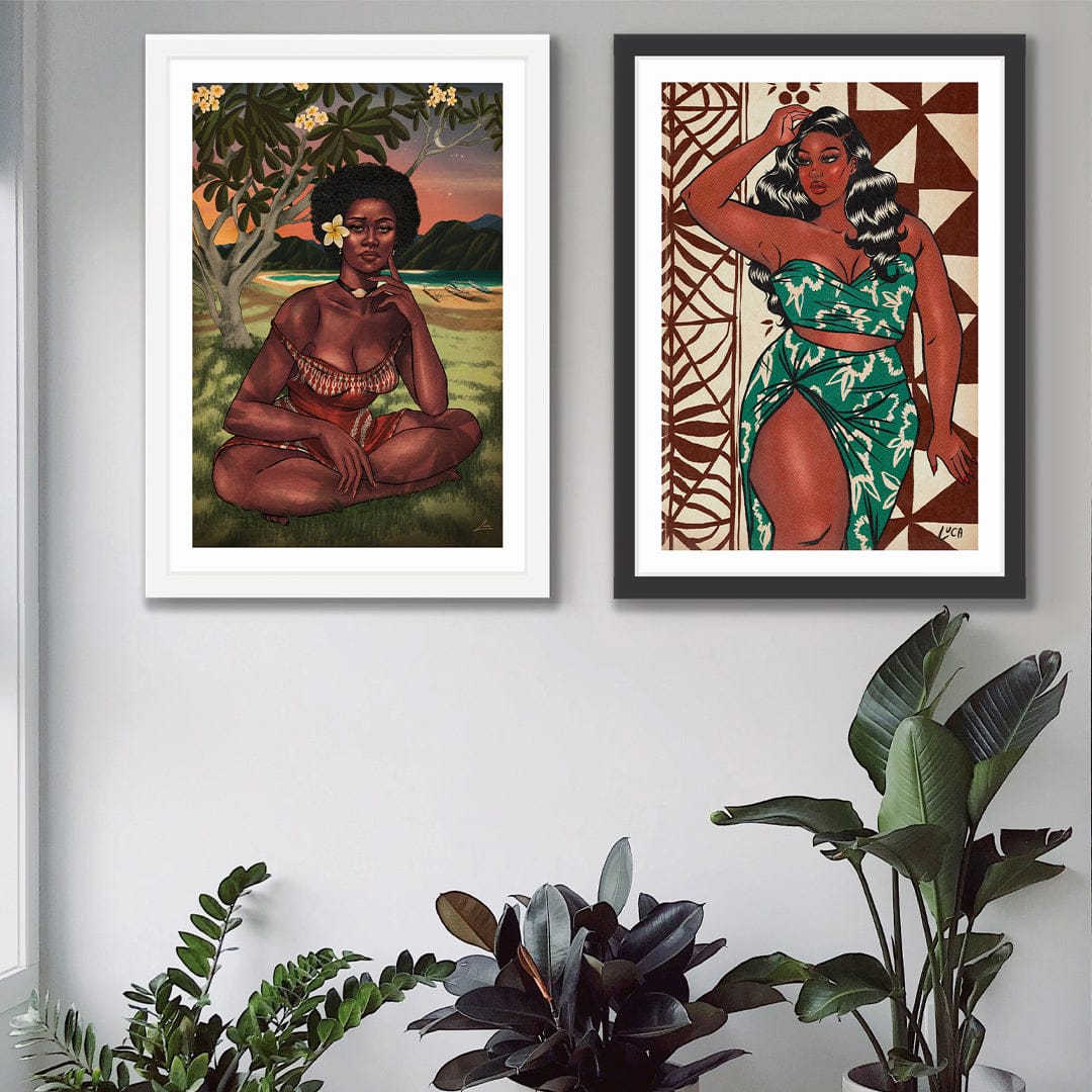 Ana Art Print by Luca Tu'avao Walton