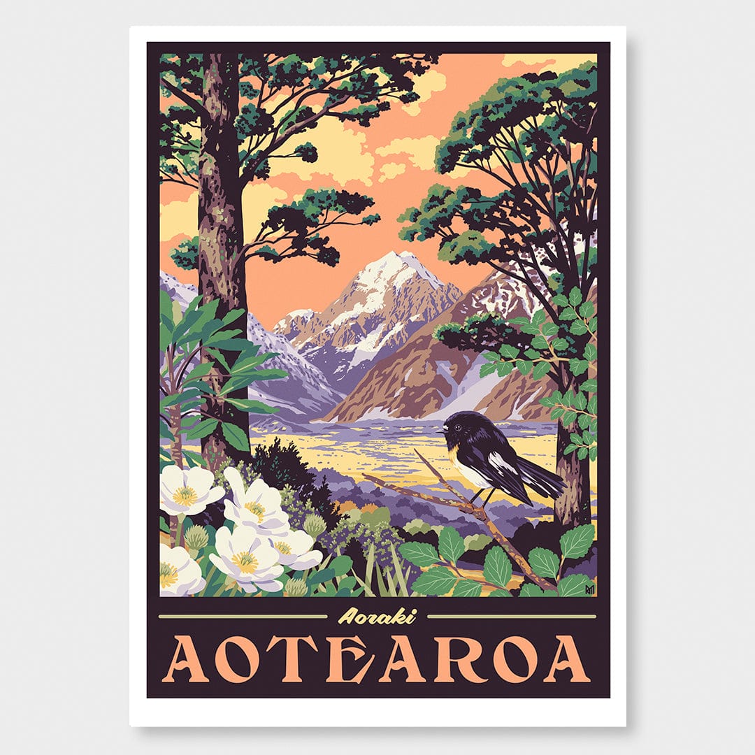 Aoraki Art Print by Ross Murray