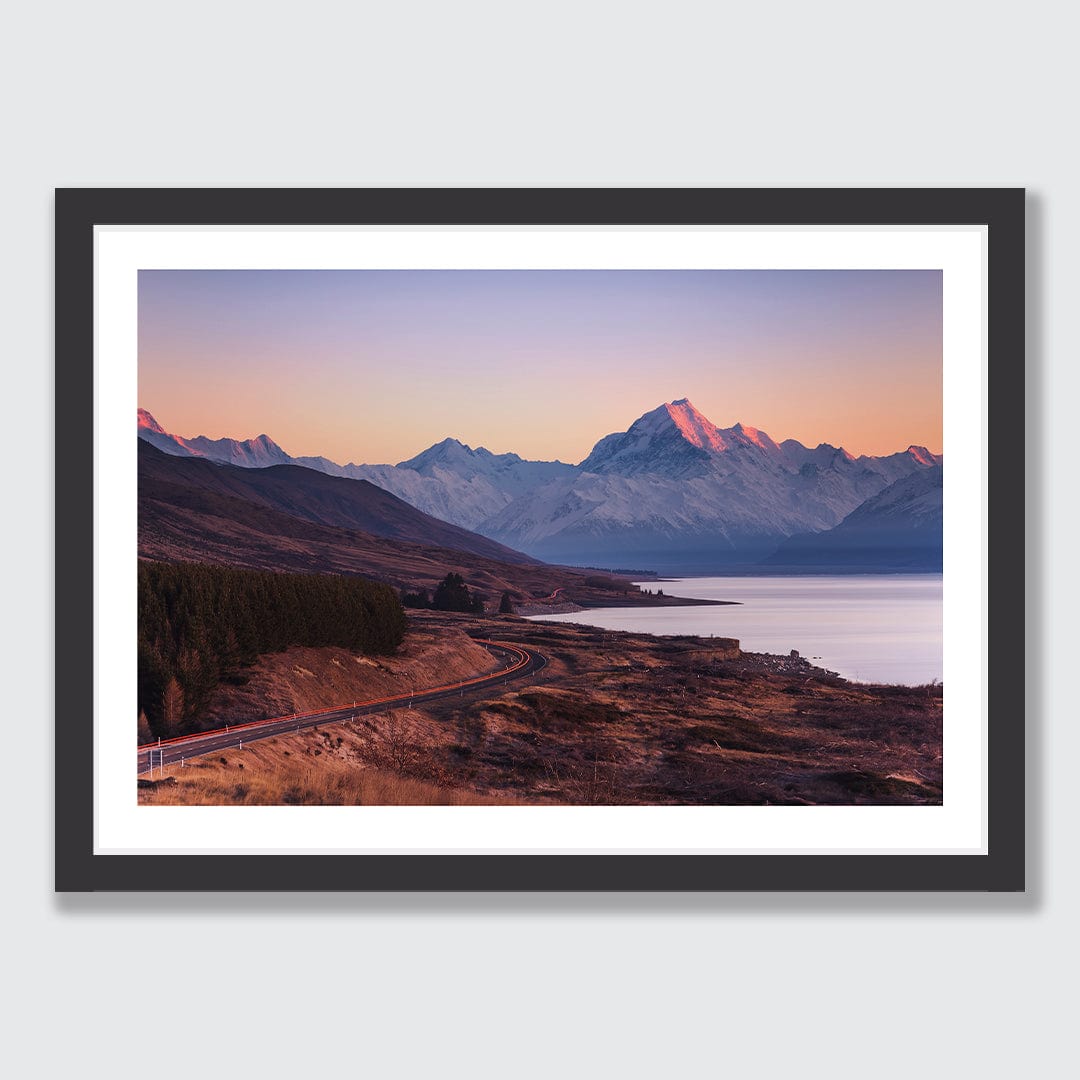 Aoraki Mount Cook Sunrise Photographic Print by Mike Mackinven