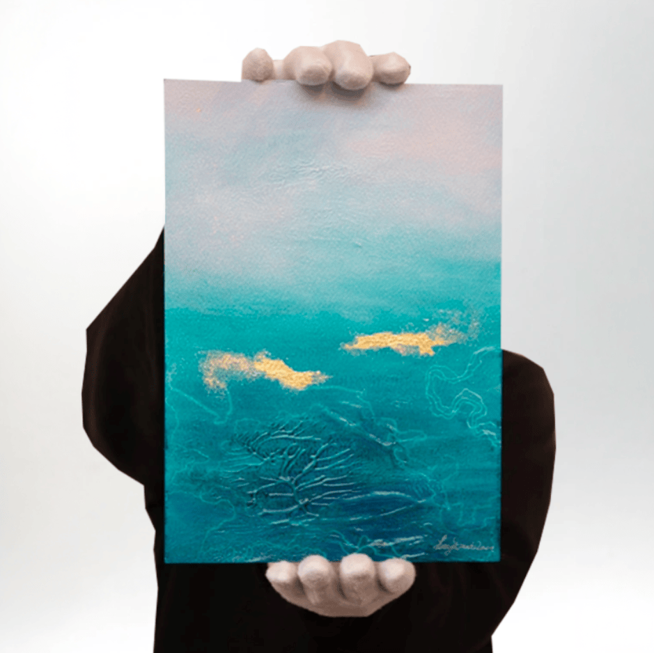 Return III by Lucy Davidson - Original Painting Test