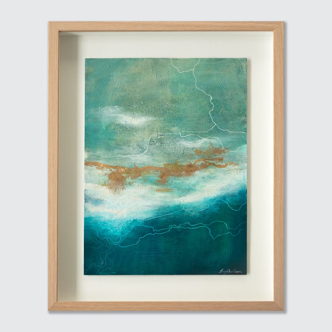 At The Wharf - Raglan Original Painting by Lucy Davidson