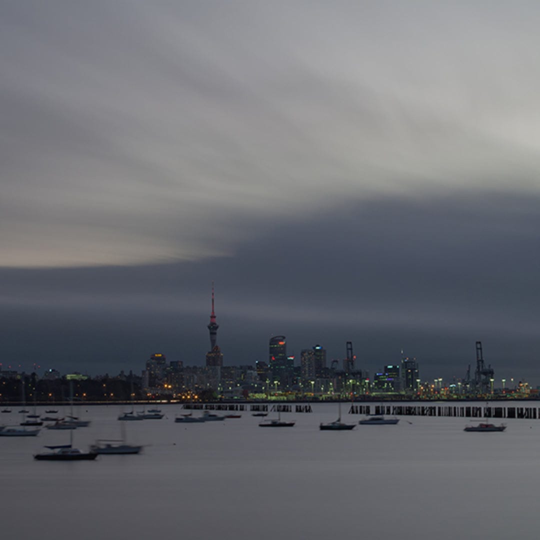 Auckland Dusk Photographic Art Print by Jeremy Senior