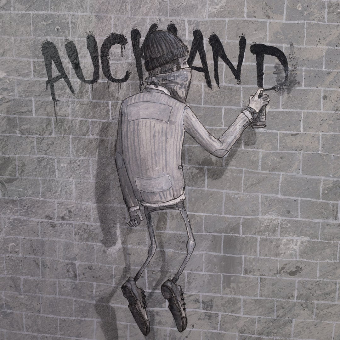 Auckland Original Artwork by Milarky