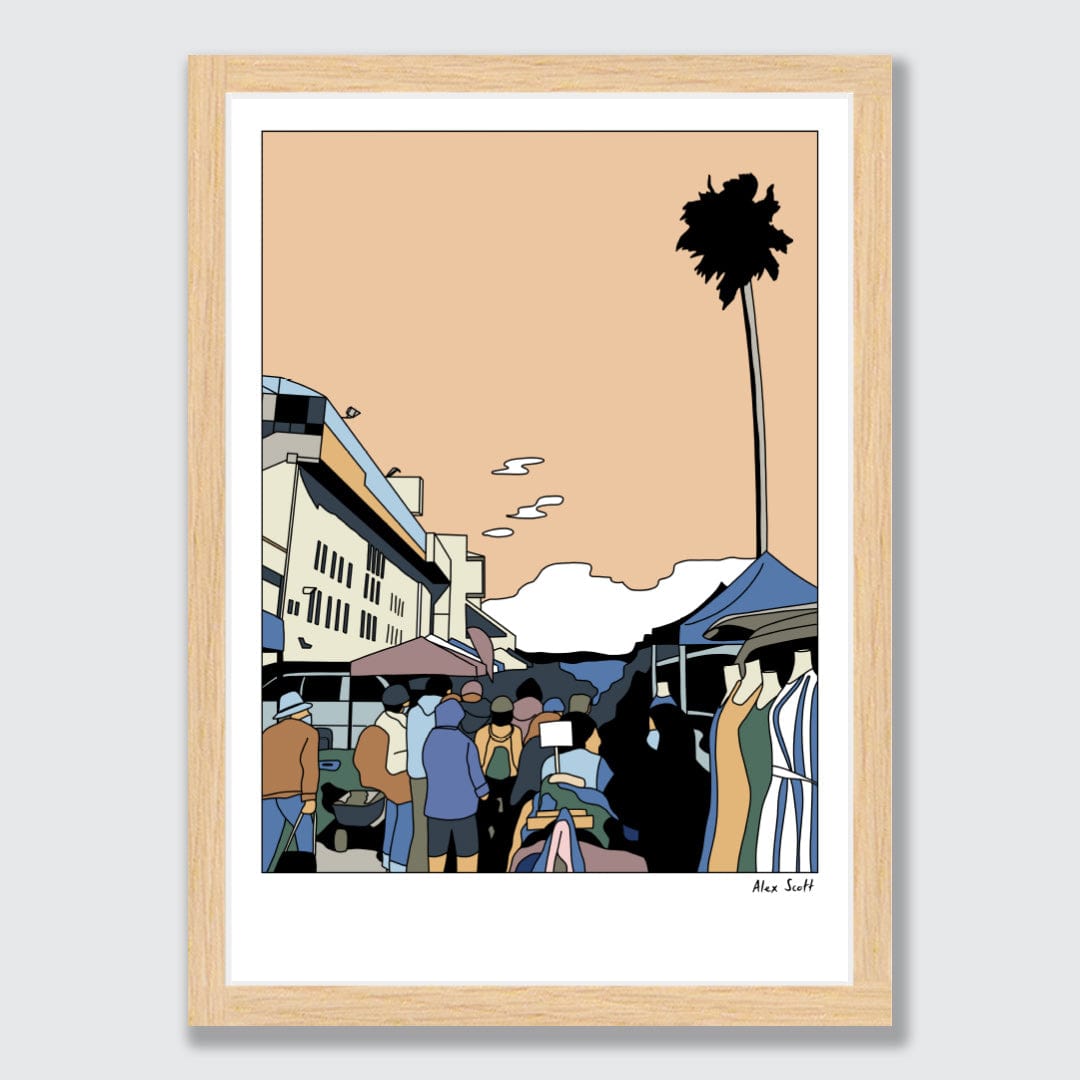 Avondale Sunday Markets Art Print by Alex Scott