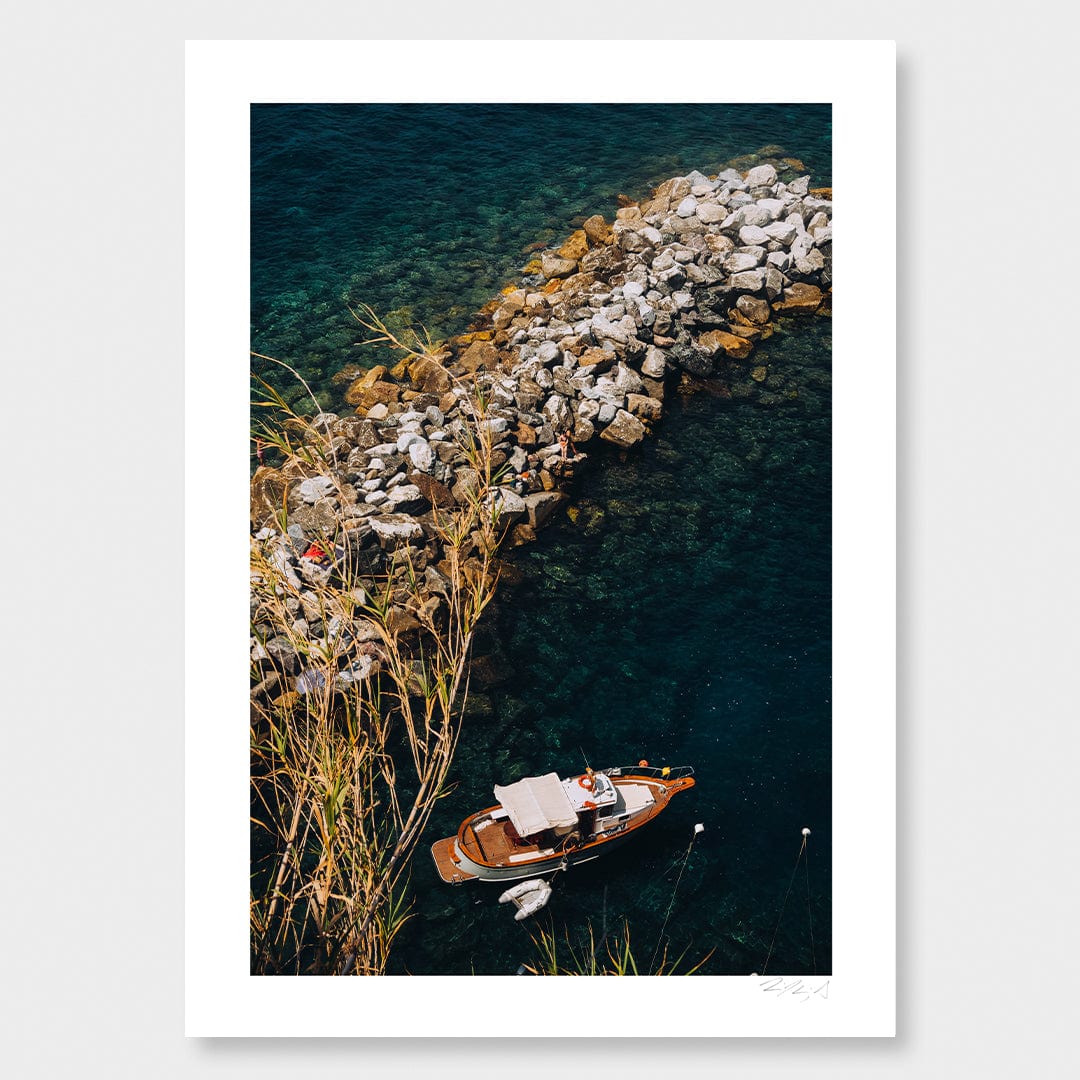 Barca Riomaggiore Art Print by Jessica Higueras